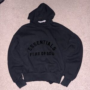 Fear of God Essentials Black Hoodie